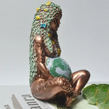 Millyear Mother Earth Resin Ornament for Home Decor