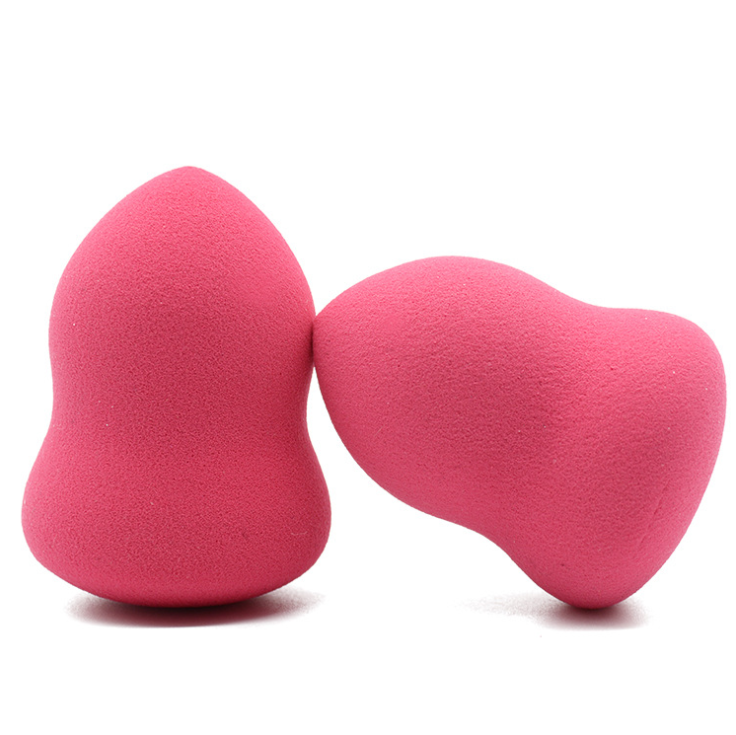 Sponge Gourd Makeup Puff in Magenta Color