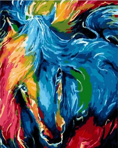 DIY Digital Oil Painting for Home Decor - Landscape & Animal