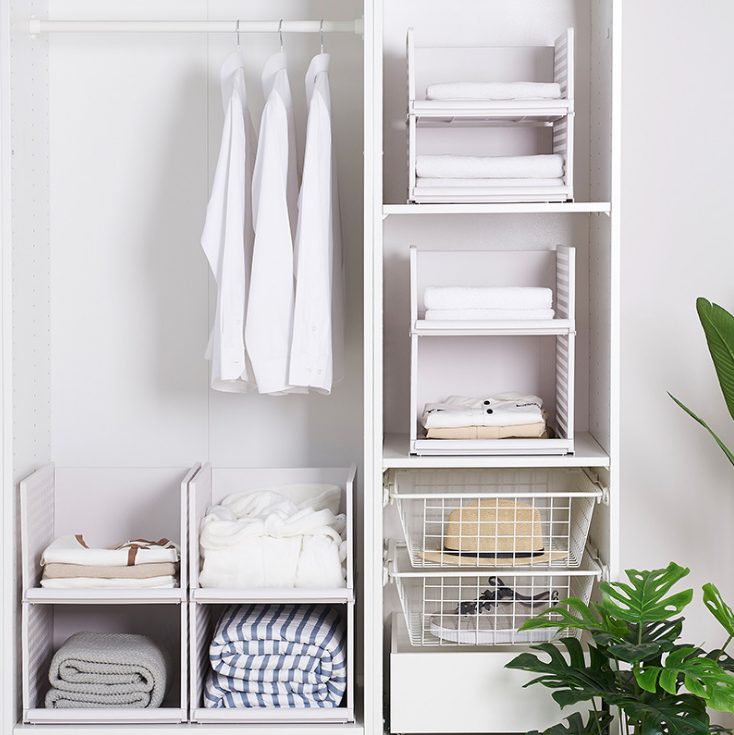 Multifunctional Clothes Storage Box with Drawer Design