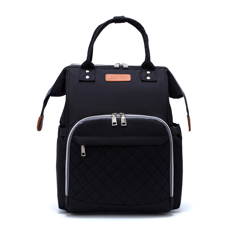 LEQUEEN Stylish Backpack for Moms - Trendy Travel Bag