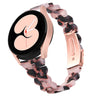 Chofit Slim Resin Band Compatible with Garmin Venu 2Plus/Venu Sq/Venu Dressy Fashion Lightweight Strap Replacement with metal buckle for Vivoactive 3/Approach S40//Forerunner 245 645 (Tortoise)