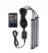 Car Atmosphere Lighting, 4x9 LED Strip Lights