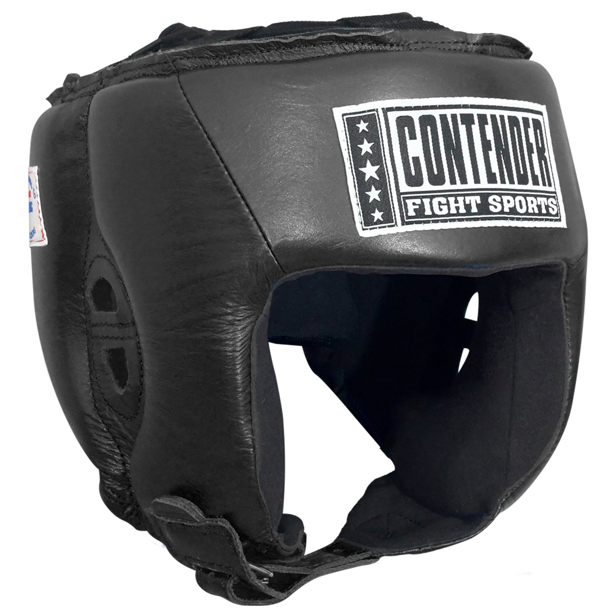 Contender Fight Sports Competition Boxing Headgear without Cheeks Small Black