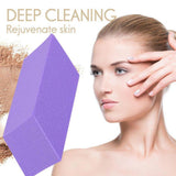 Quad Shape Makeup Sponge - Purple Beauty Tool