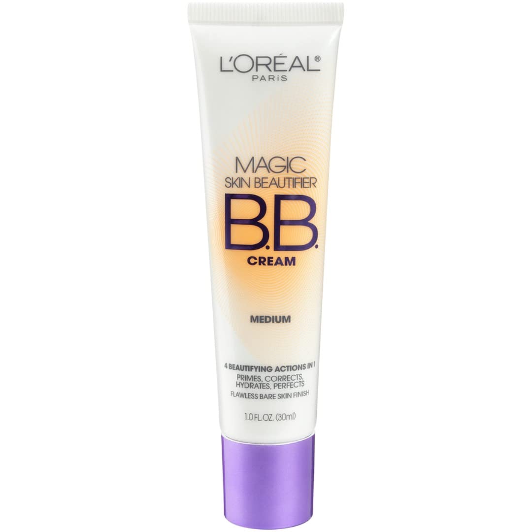 LOréal Paris Makeup Magic Skin Beautifier BB Cream Tinted Moisturizer Medium 1 fl oz 1 Count