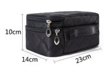 Double Layer Cosmetic Bag for Travel and Makeup Storage