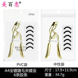 Arc Steel Tooth Eyelash Curler with Portable Makeup Tool