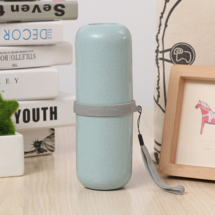 Wheat Straw Travel Portable Storage Cup Set
