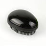 Smooth Black Plastic Egg Massage Hair Comb