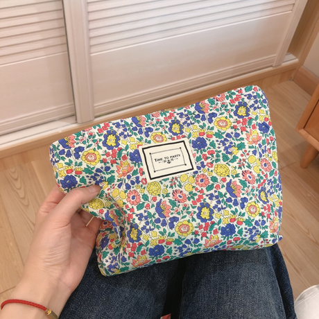 Floral Women's Makeup Storage Bag for Travel