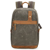 Waterproof Batik Canvas Camera Backpack Bag