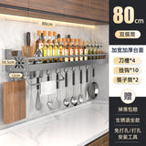Wall-Mounted Multifunctional Kitchen Storage Rack