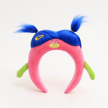 Cute Purple Plush Monster Headband Hair Accessory