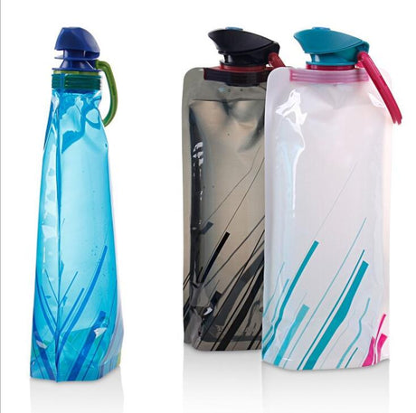Outdoor Hydration Pack, Foldable Water Bottle