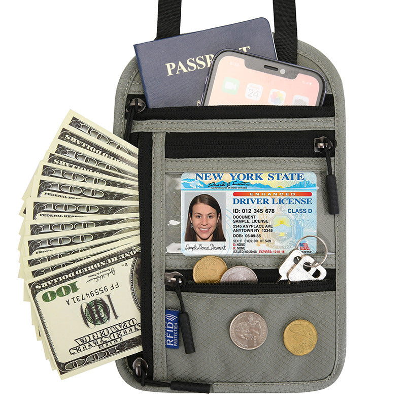 Nylon Crossbody Multifunctional Document Storage Bag