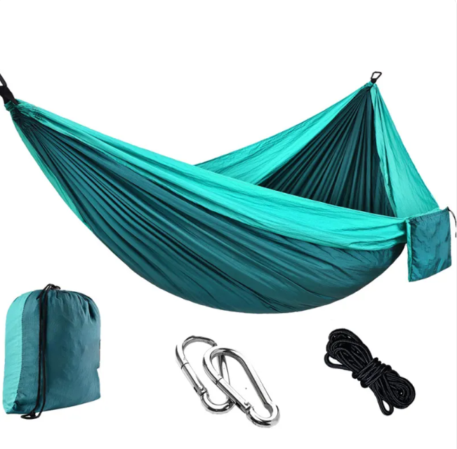 Outdoor Double Camping Hammock - 210T Parachute Nylon