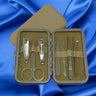 8-Piece Colorful Nail Care Tool Set in Stainless Steel