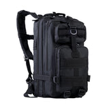 Lawaia Small Tactical Backpack Military Survival Molle Army Go Bag Hunting Gym Rucking Hiking Camping Motorcycle Rucksack With Weights for Men and Women 30L (Black)