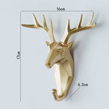 Nordic Fawn Wall Hanging Coat Hook for Home Storage