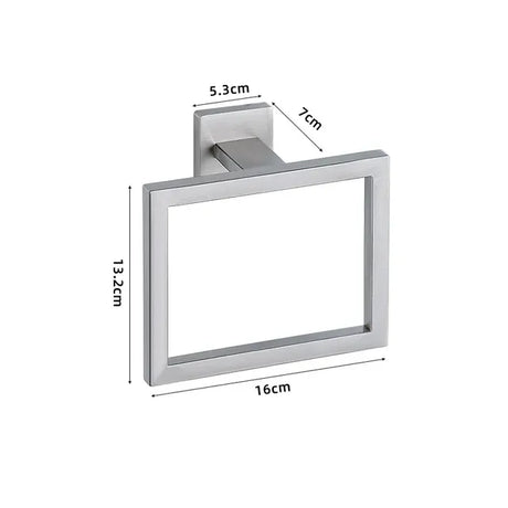 Wall-Mounted Stainless Steel Bathroom Hardware Set