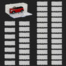 Toys Organizer Storage Case for Hot Wheels Car for Matchbox Cars for Mini Cars1/64 Scale Hot Toy Wheels Display Case Holds 10/40 Cars，Interlocking Hot Car Wheels Storage (White 40 PCS)