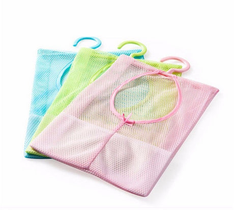 Hanging Storage Net Bag for Bathroom and Laundry