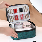 Double-Layer Waterproof Makeup Organizer Box