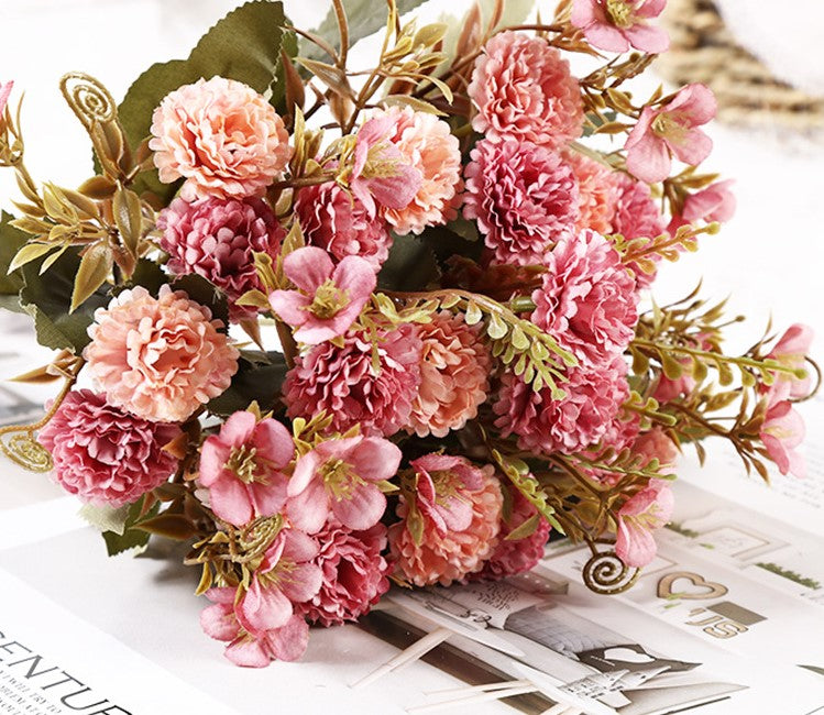 Artificial Silk Flowers Bouquet for Home Decor and Gifts