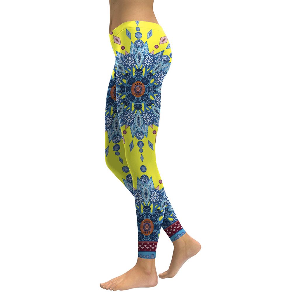 Digital Printed Women's Outdoor Slim Fit Leggings