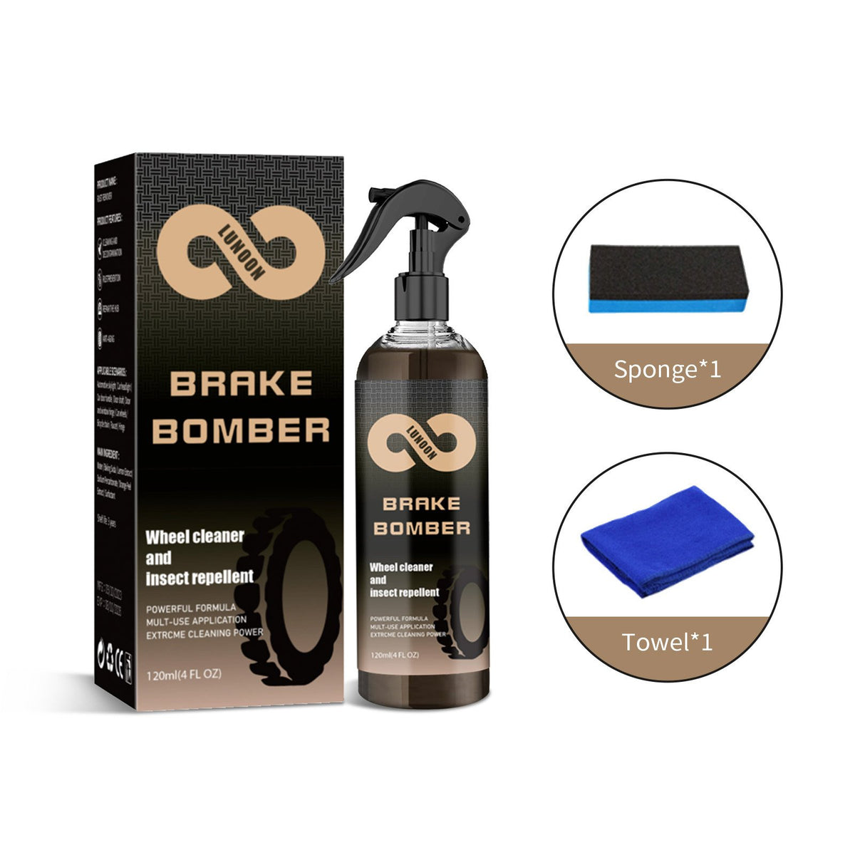 Car Brake Cleanser for Rust Removal and Wheel Repair