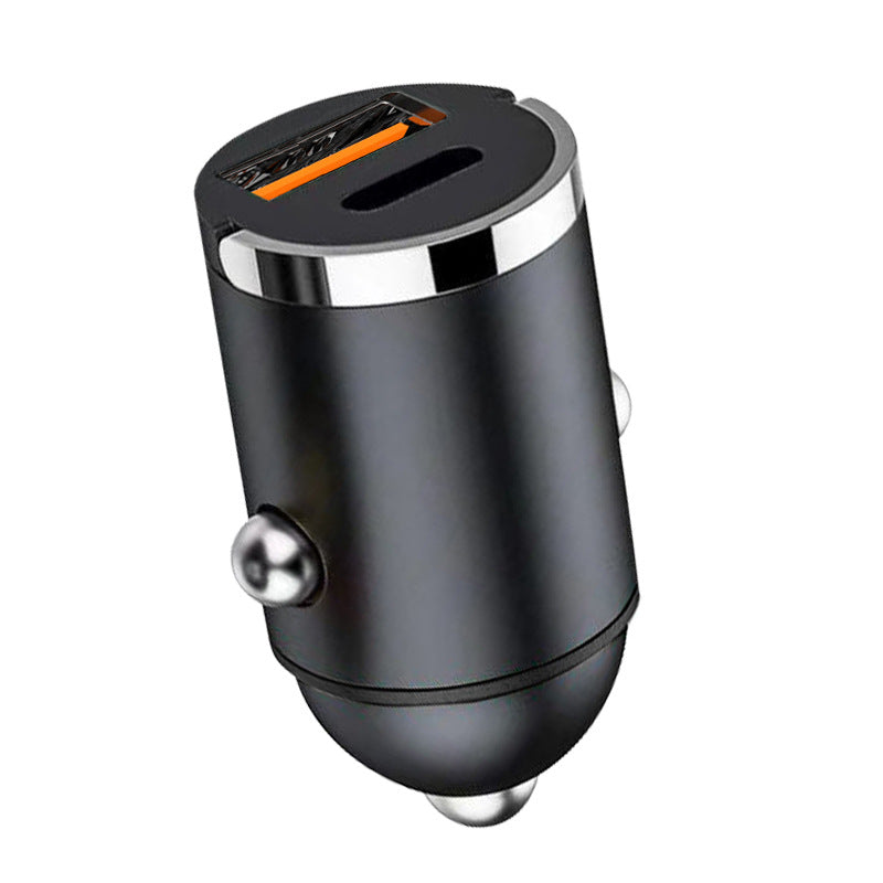 Mini Ring Phone Car Charger PD 30W Fast Charging