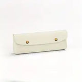 Portable Leather Makeup Brush and Lipstick Organizer