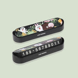 LINE FRIENDS Car Parking Phone Number Sign