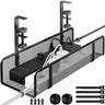 Under Desk Cable Management Tray Wire Management Desk Cable Organizer Cable Management Box Cord Organizer Under Desk Storage Cable Raceways for Office Home - No Damage to Desk No Drill