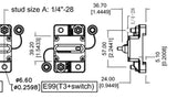 Automotive Automatic Circuit Breaker with Reset Switch