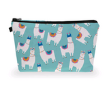 3D Digital Print Llama Cosmetic Bag and Organizer