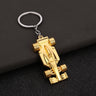 F1 Car Keychain Gift - Creative 3D Metal Pendant