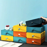 Stackable Plastic Desktop Storage Box for Home Office