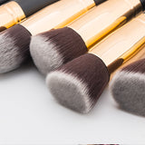 Makeup Brush Set - 10 Piece Foundation Brushes