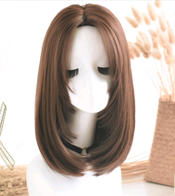 Realistic Long Straight Hair Wig for Fashion Styling
