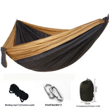 Outdoor Double Camping Hammock - 210T Parachute Nylon