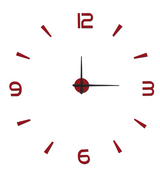 Round Acrylic Wall Clock - Modern 3D DIY Home Decor