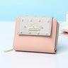 Senlina 2024 New Women's Short Zipper Wallet, Cartoon Design