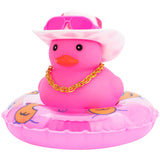 wonuu Car Accessories Rubber Ducks Dashboard Decorations Rubber Duck Pink Accessories Dashboard Duck Car Decorations Car Ducks for Dashboard Car Duck Car Dashboard Decorations RPG#pink-whitepink
