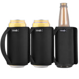 Cosmos 3 Pcs Soft Neoprene Can Cooler Sleeve Anti-Slip Insulator Soda Can Cover Sleeve with Handle Grip fits Tall Can Slim Can & Beer Bottles for Camping Picnic Party Beverage Drink Can For Tall Can