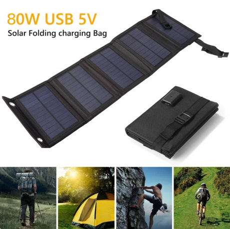 Foldable Solar Panel for Outdoor Travel