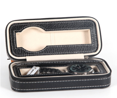 Watch Storage Case with Zipper Pouch - Portable Design