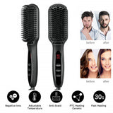 Hair Straightening Brush and Tool Set