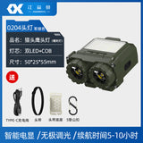 Outdoor Rechargeable Fishing Headlight with Long Battery